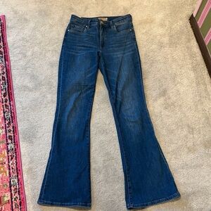 KUT from the cloth Women's Ana High Rise Flare Ab Flare jeans